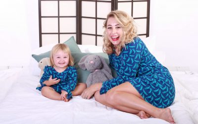 Make Bed Time Pretty Time With Matching Mommy & Me Pajamas (It’s so pretty you wouldn’t mind if baby is still NOT sleeping through the night)!