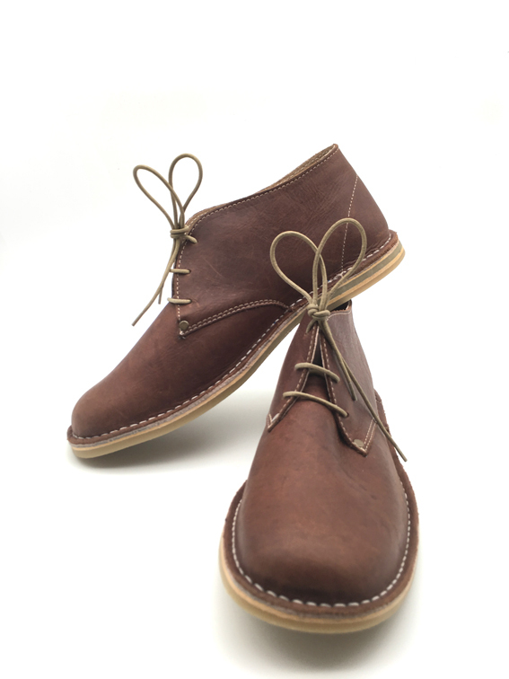 chukka boot dark brown